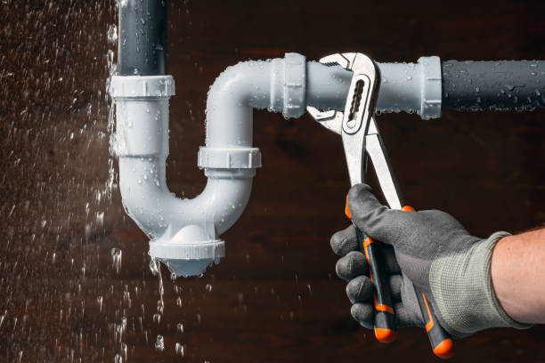 Professional Drain Cleaning technician working in Apulia Station, NY